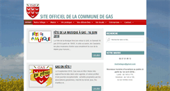Desktop Screenshot of gas-mairie.info
